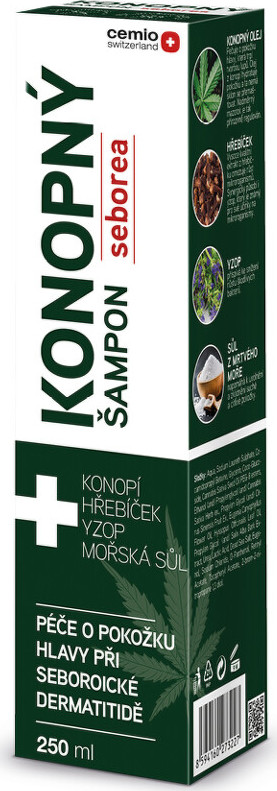 Cemio Konopný šampon Seborea 250ml