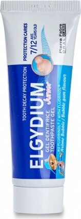 ELGYDIUM Junior zubní pasta gelová 7-12let 50ml