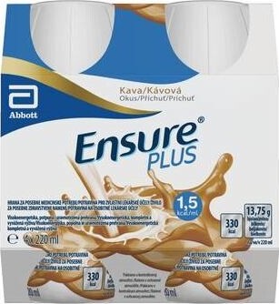 ENSURE PLUS KÁVOVÁ PŘÍCHUŤ perorální roztok 4x220ml