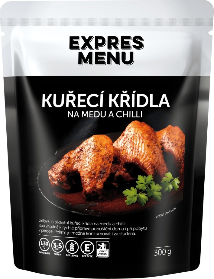 EXPRES MENU Kuřecí křídla na medu a chilli 300g