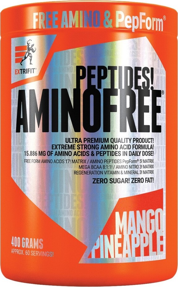 EXTRIFIT Aminofree Peptides 400g Mango - pineapple