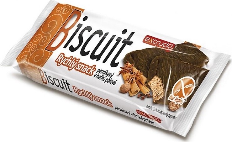 Extrudo Rychlý snack perníkový v hořké polevě 24 g