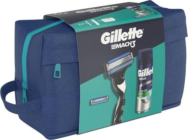 Gillette dárková sada pro muže - Mach3 holicí strojek