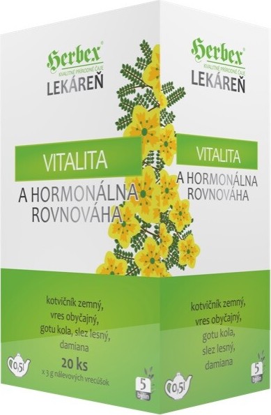 HERBEX lékárna Vitalita a horm.rovnováha n.s.20x3g