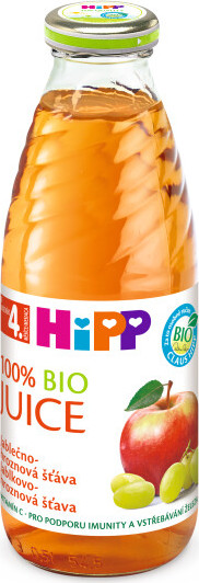 HiPP ŠŤÁVA BIO Jablečno-hroznová 500ml