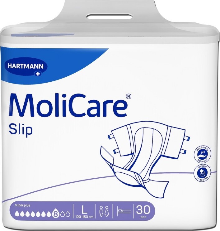 KALHOTKY ZALEPOVACÍ MOLICARE SLIP 8 KAP L BOKY 120-150CM