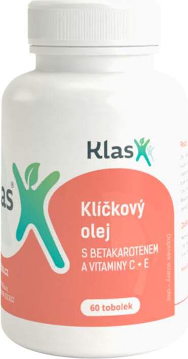 Klas Klíčkový olej s betakaroten a vit.C+E tob.60