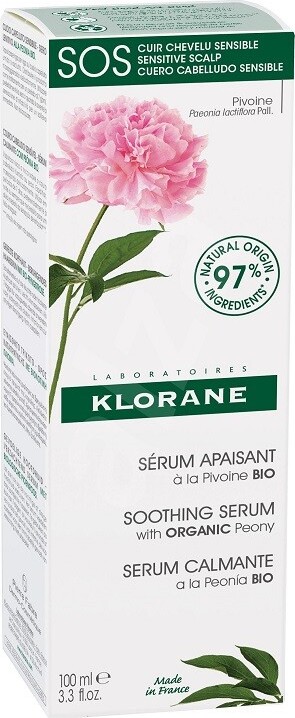 KLORANE Zklidňující sérum s BIO pivoňkou na citlivou pokožku 100 ml