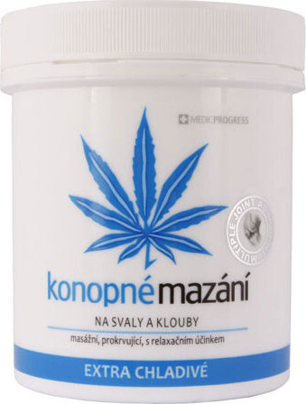 Konopné mazání Extra chladivé 250ml