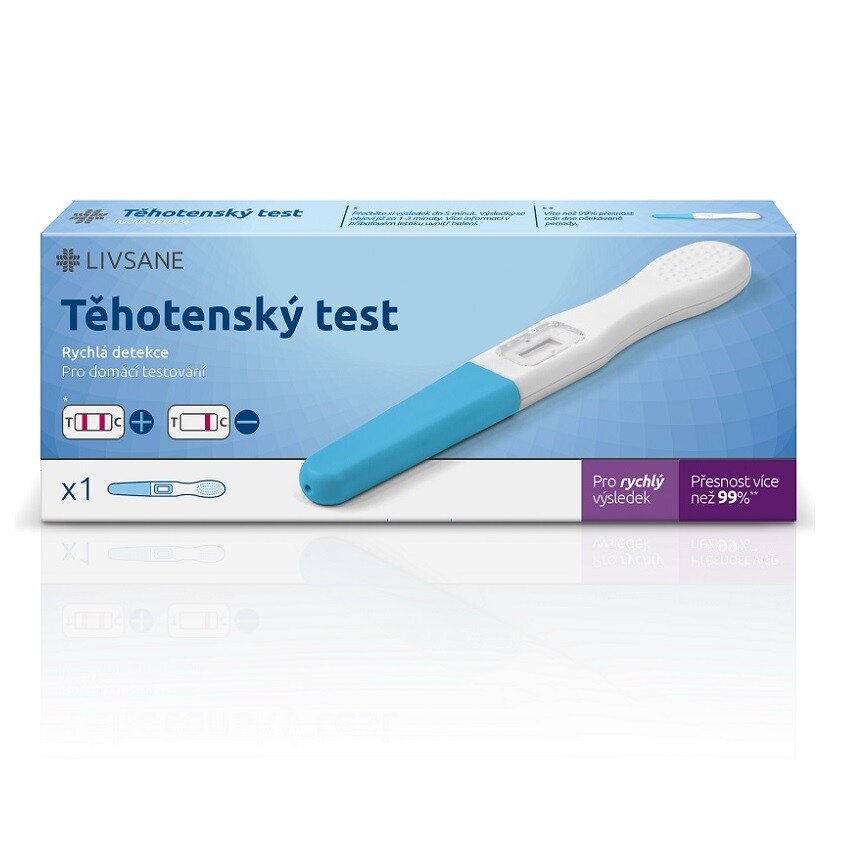 LIVSANE Těhotenský test Rychlá detekce 1ks