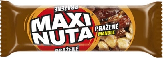 MAXI NUTA Ořechová tyčinka Pražené mandle 35g