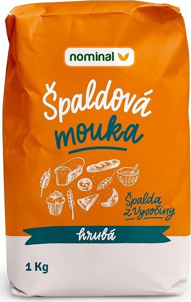 Nominal Špaldová mouka hrubá 1kg