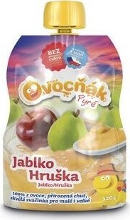 Ovocňák pyré Jablko-Hruška 120g