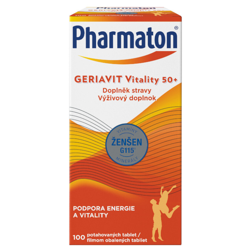 Pharmaton Geriavit Vitality 50+ tbl.100