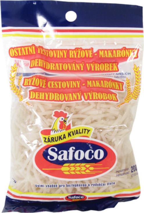 SAFOCO FOODSUFF Rýžové těstoviny Malé makarónky 200 g