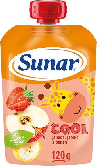 Sunárek Cool ovoce jahoda banán jablko 120 g