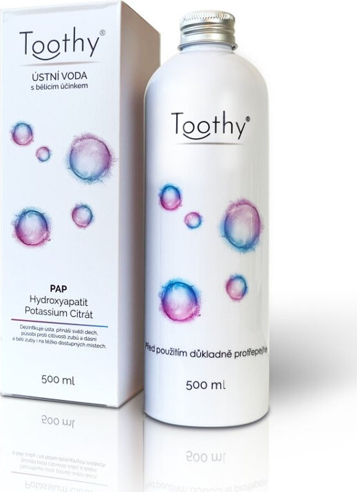 Toothy ústní voda s bělícím účinkem 500ml