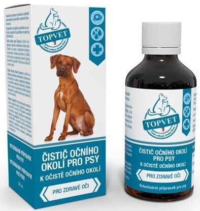 TOPVET Čistič očního okolí pro psy 50ml