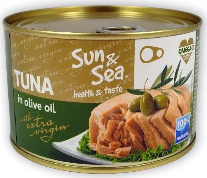 Tuňák v olivovém oleji s extra virgin 400g Sun&Sea