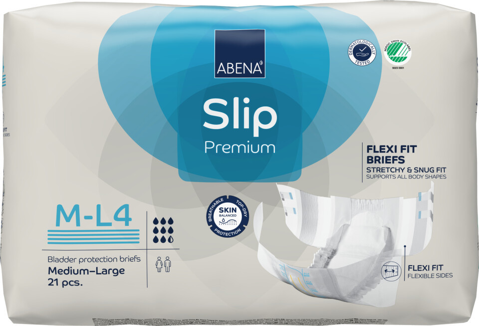 ABENA SLIP FLEXI FIT PREMIUM M-L4 Inkontinenční kalhotky 21ks