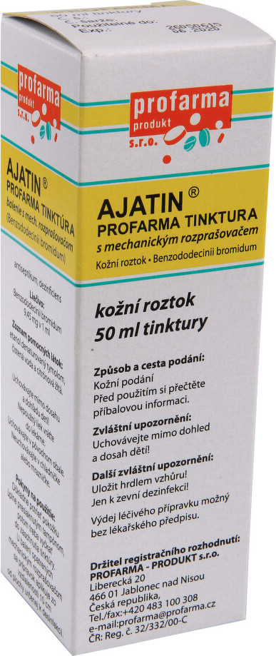 AJATIN PROFARMA TINKTURA 100MG/ML DRM SOL 1X50ML