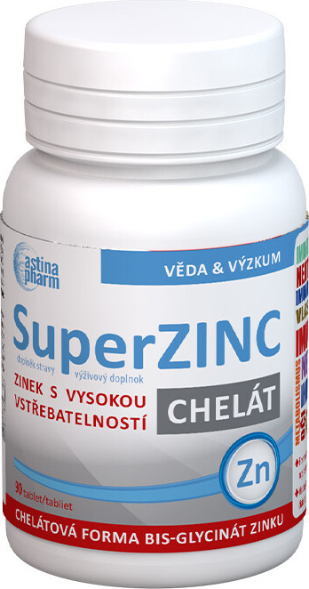 Astina SuperZINC chelát tbl. 90