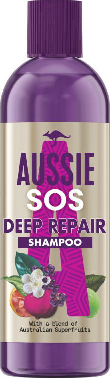 Aussie SOS Deep Repair Šampon pro péči o poškozené vlasy 290ml