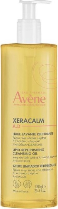 AVENE XeraCalm A.D Relipidační mycí olej 750ml