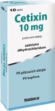 CETIXIN 10MG TBL FLM 10