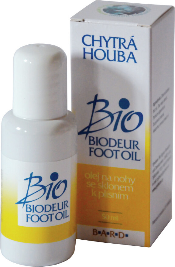 Chytrá houba Bio Biodeur foot oil 50ml