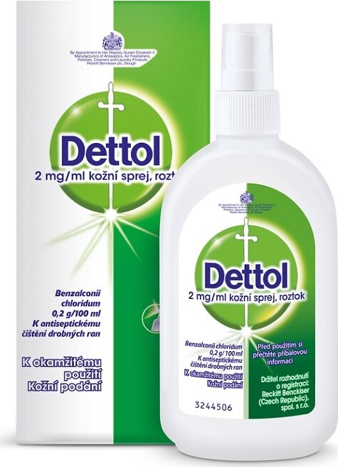 DETTOL 2MG/ML DRM SPR SOL 1X100ML