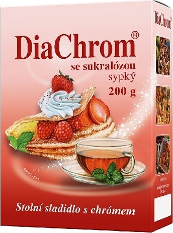 DiaChrom se sukralózou sypký 200g nízkokal.sladid.