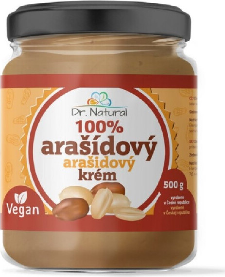 Dr.Natural Arašídový krém 100% 500g