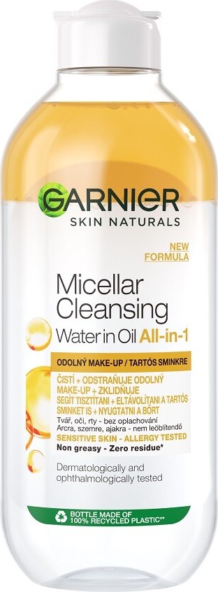 Garnier Skin Naturals dvoufázová micelární voda s olejem 400ml