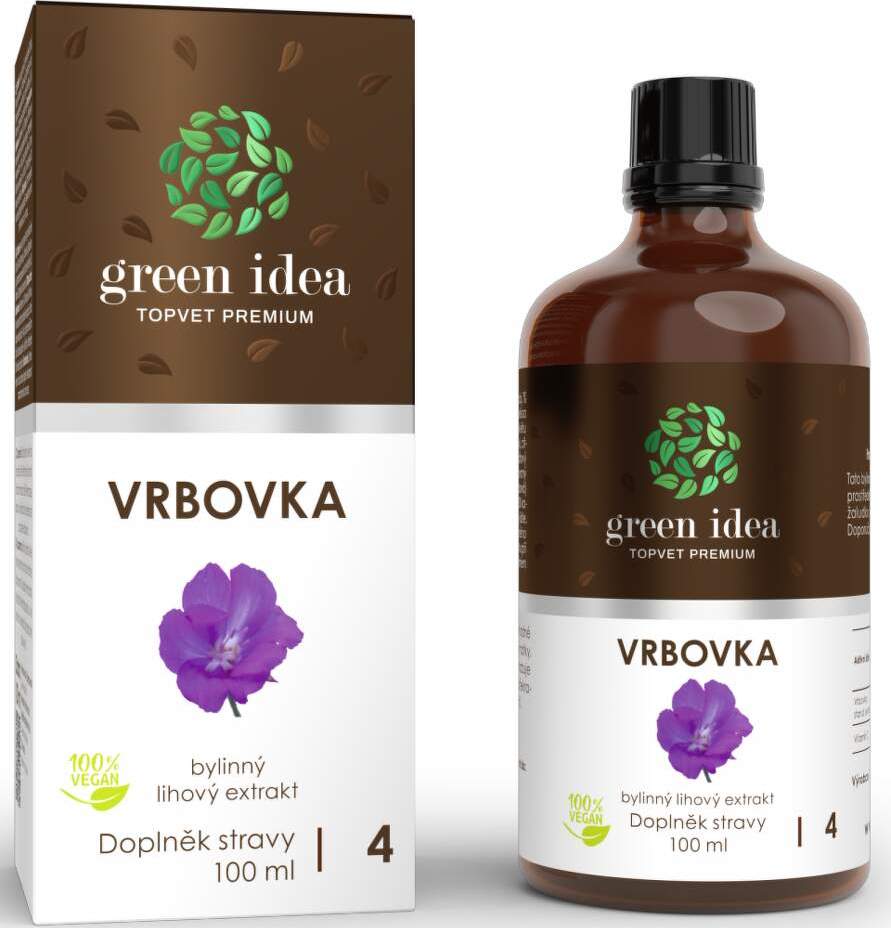 Green idea Vrbovka bylinný lihový extrakt 100ml