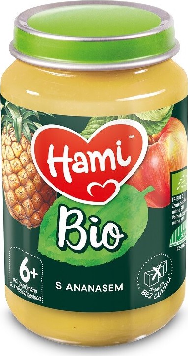 Hami ovocný příkrm s ananasem BIO 6+ 190g