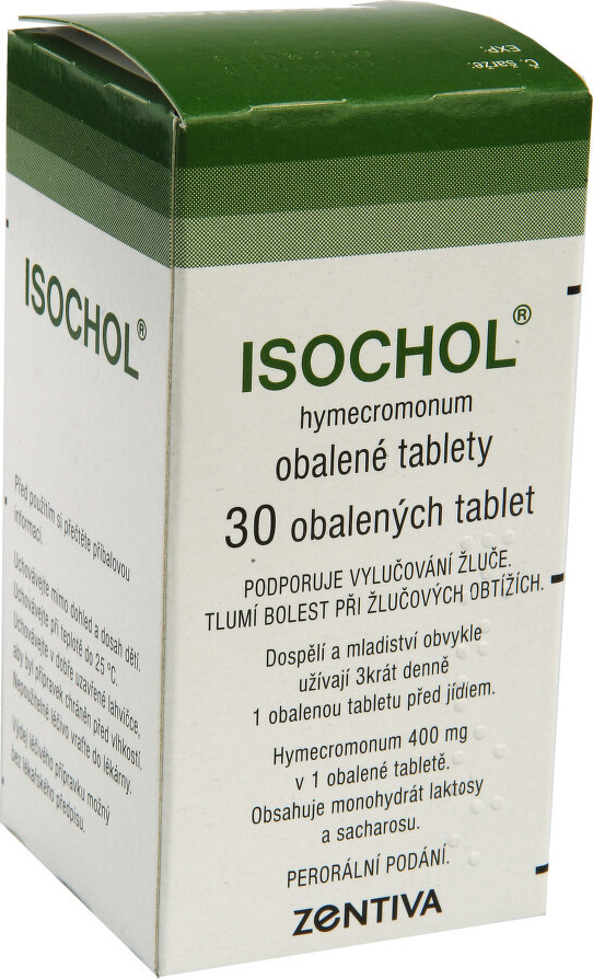 ISOCHOL 400MG TBL OBD 30