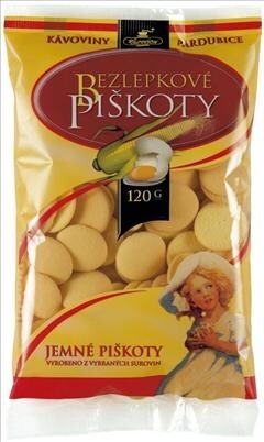 Kávoviny Bezlepkové piškoty 120 g