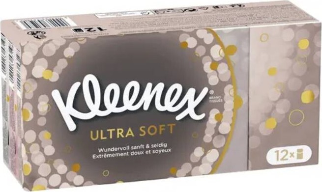 KLEENEX Kapesníky papírové Ultra Soft 12x9ks