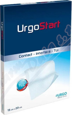 KRYTÍ LIPIDO-KOLOIDNÍ URGOSTART CONTACT S AKCELERÁTOREM HOJENÍ 15CMX20CM