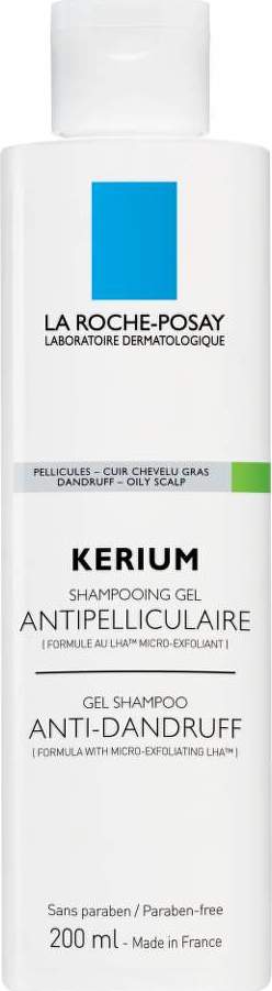 LA ROCHE-POSAY KERIUM GELOVÝ ŠAMPON MASTNÉ LUPY 200 ml