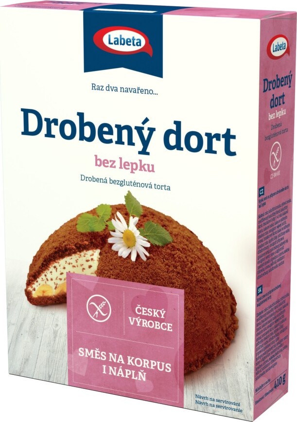 Labeta Drobený dort bez lepku 410g