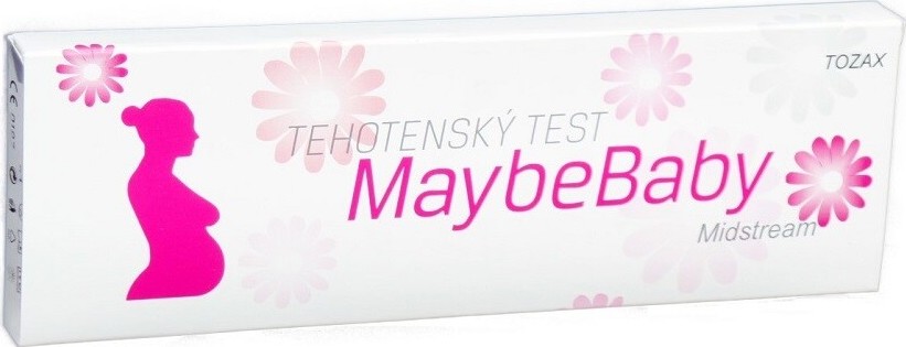 MaybeBaby Midstream 2v1 těhotenský test tyčinka 2 ks