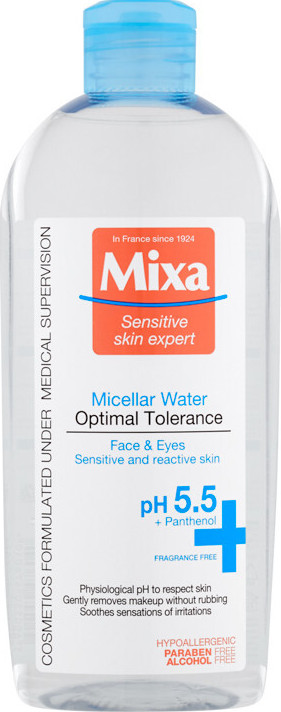 Mixa Optimal Tolerance micelární voda pro citlivou pleť 400ml