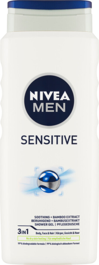 Nivea Men Sensitive sprchový gel 500 ml