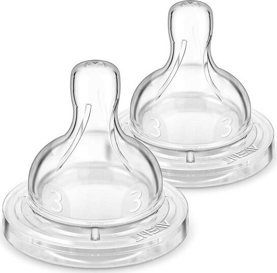 Philips Avent Dudlík Anti-colic/Classic+ 3 střední průtok 2 ks Bílá