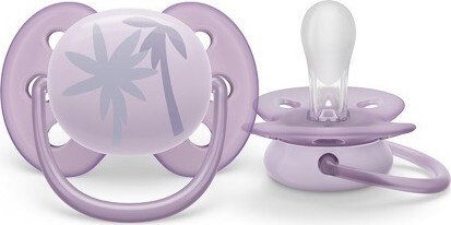 Philips AVENT Šidítko Ultrasoft s Obrázkem 0-6m dívka 1 ks