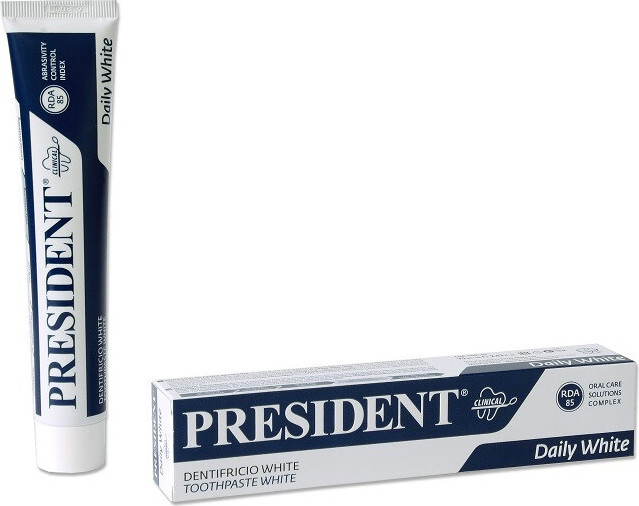 PRESIDENT zubní pasta White 75ml