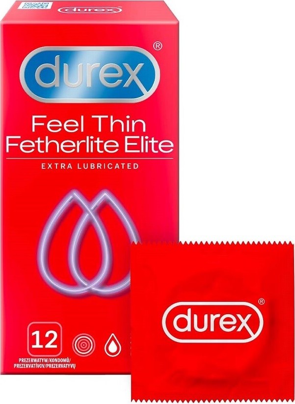 Prezervativ DUREX Feel Thin Extra Lubricated 12ks