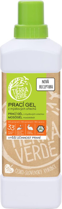 Tierra Verde Prací gel Pomeranč lahev 1l